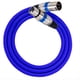 thumbnail image 1 of Cable XLR de 3 Pines, Conector XLR Macho/Hembra para Montaje en Panel A Conector XLR Hembra/Macho, Convertidor de Extensión de Micrófono de Paso, Color Azul., 1 of 10