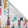 thumbnail image 3 of Ambesonne Construction Kitchen Curtains, Colorful Trucks, 55"x39", Multicolor, 3 of 3
