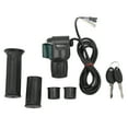 thumbnail image 1 of Bike Throttle Grips, Black 5 Wires Twist Throttle Kit  For Electric Vehicles, 1 of 8