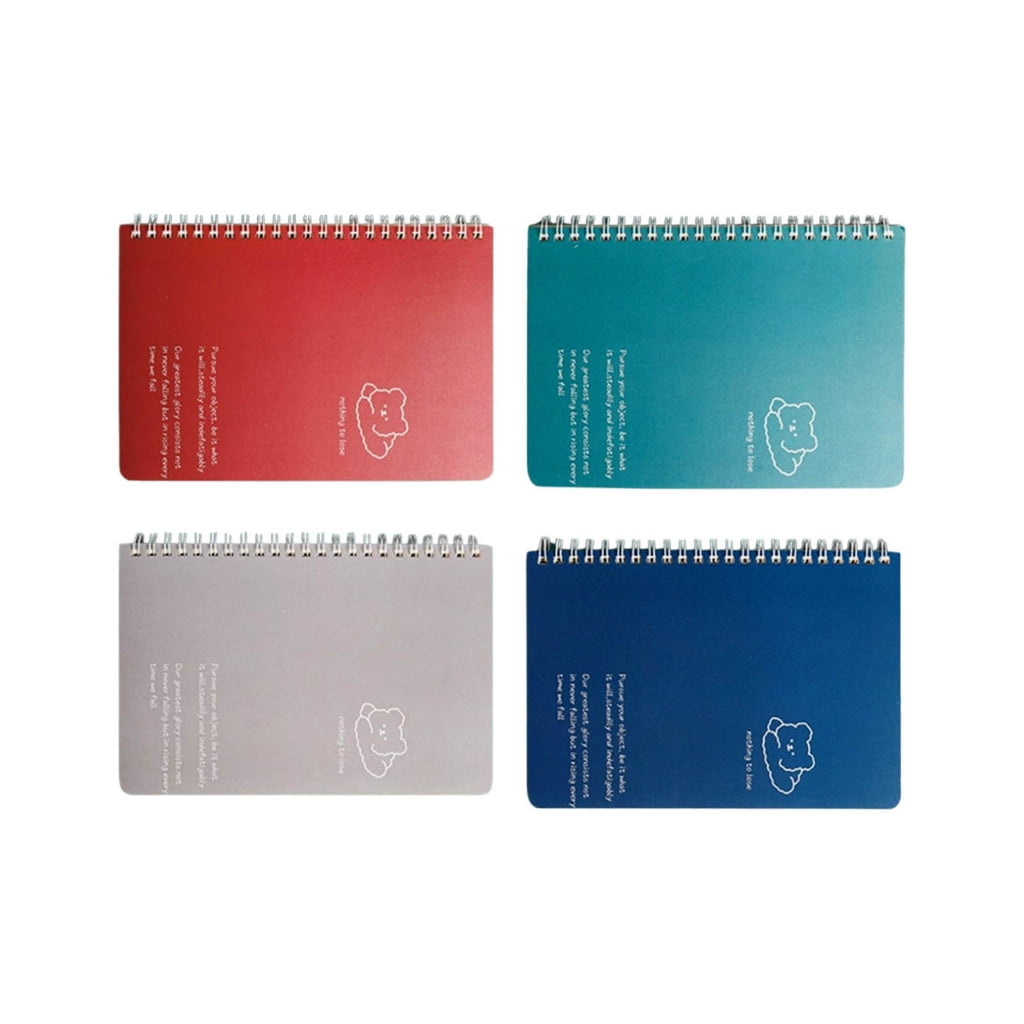 4 Pcs A 5 B5 Spirals Notebook Journal Notebook Business Notepads Cartoon Notebook Travel Notebook Stationery Notepads