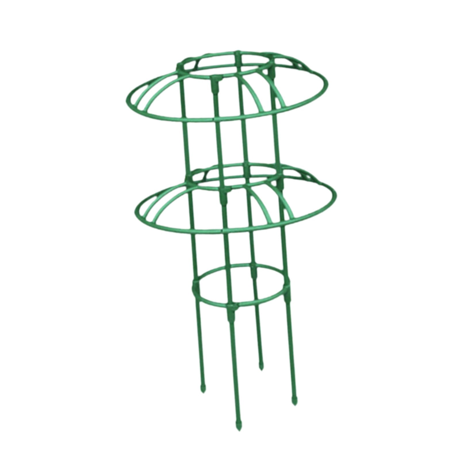 koolsoo Garden Obelisk Trellis Gardening Climbing Frame Strong Vertical Umbrella Trellis Frame for Beans Flowers Tomatoes Houseplants 70cm multi umbrella