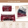 thumbnail image 7 of ZHUYING Wide Headbands for Women Knotted No Slip Head Bands Soft Turban Headband Hair Accessories Boho African Solid Color Head Wraps for Women Yoga Workout Pack of 6(Boho), 7 of 7