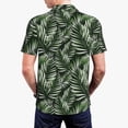 thumbnail image 4 of Balery Tropical Palm Leaves1 Printed Men’s Short Sleeve Polo Shirt, Midweight Men's Shirt,Golf Polo shirts -4X-Large, 4 of 9