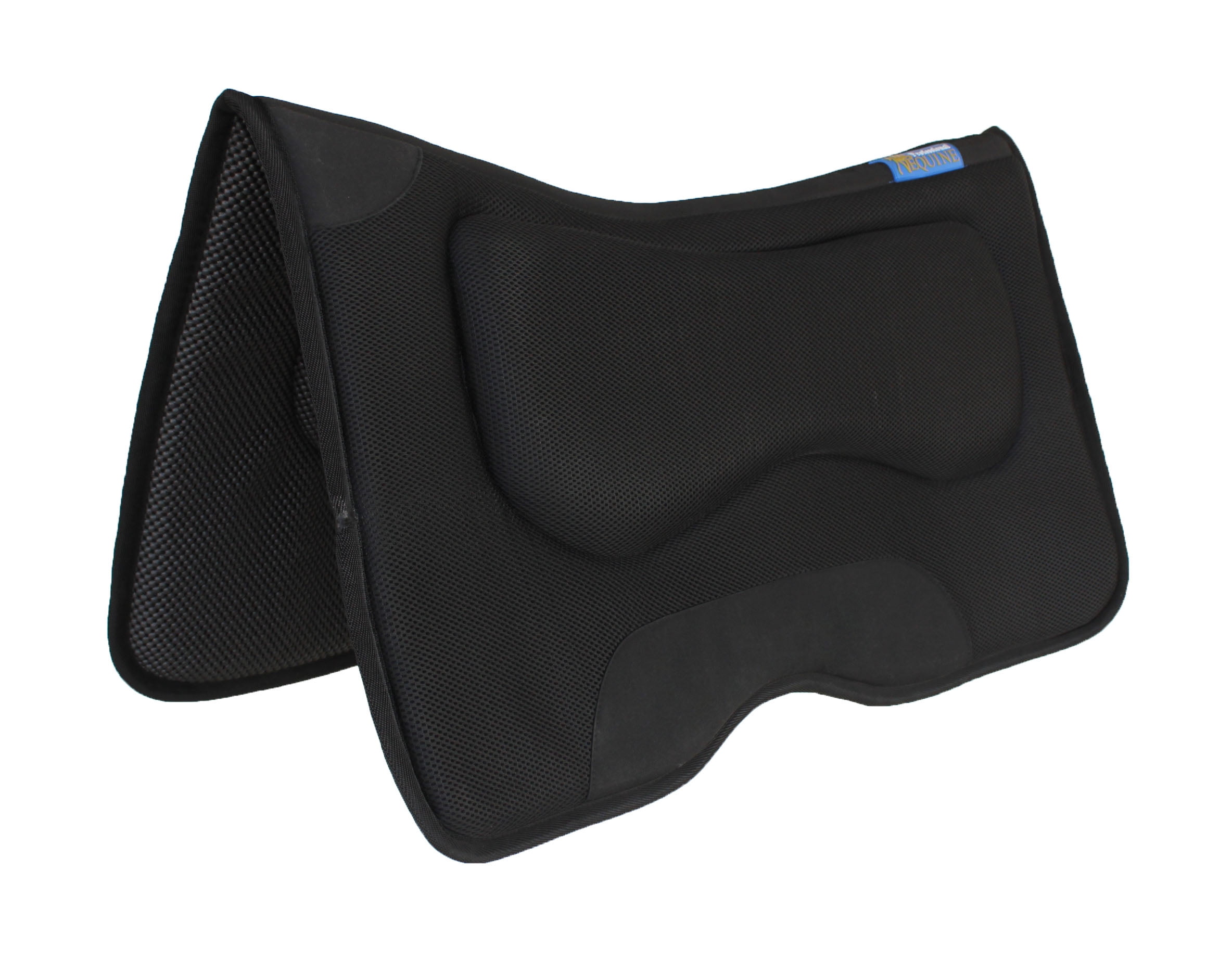 Horse SADDLE PAD Western Contoured Neoprene Shock Absorbing Saddle 39200BK