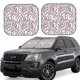 thumbnail image 1 of Fotbe Lavender Flowers Juego de 2 Piezas de Parasoles para Parabrisas | Bloqueador Solar para Auto | Accesorios Plegables para Protección Solar Interior-Medium, 1 of 6