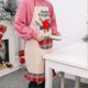 thumbnail image 5 of Christmas Decoration Supplies Red Flower Linen Apron Adult Apron Restaurant Atmosphere Dress Up, 5 of 5