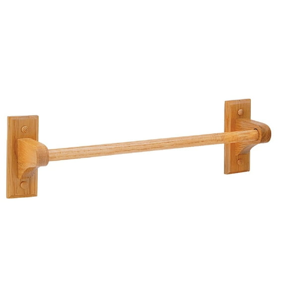 1 PK, Home Impressions B51101-Home Impressions Sierra 18 In. Oak Towel Bar