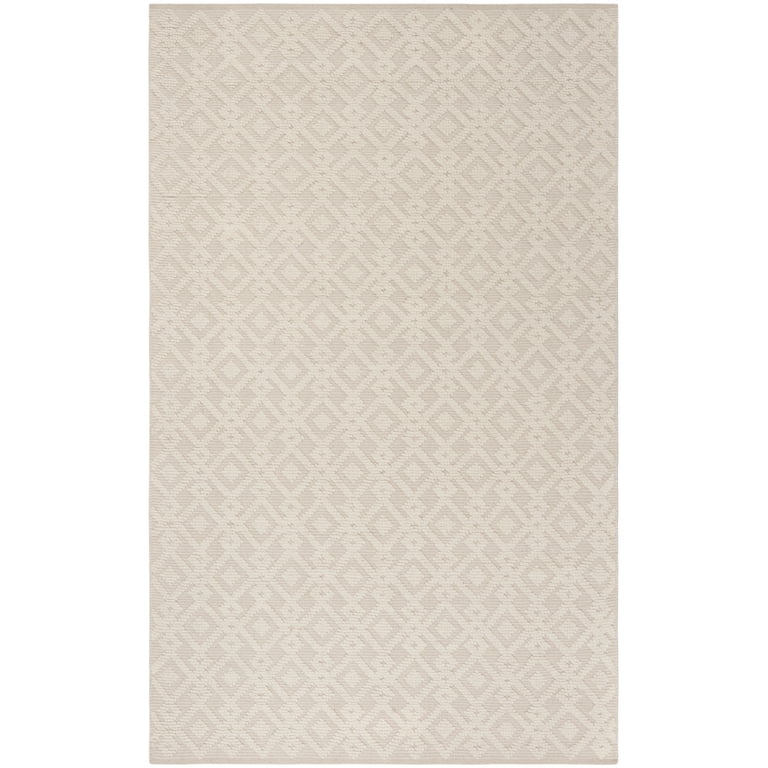 SAFAVIEH Vermont Simone Geometric Area Rug, Ivory, 4' x 6