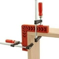 thumbnail image 5 of Precision Carpentry Tool, Positioning Squares for Perfect 90° Corners, 90 Degree Corner Clamp, High Impact Plastic, Easy-to-Use L-type Right Angle Ruler, Woodworking Aid for, 5 of 5