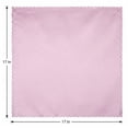 thumbnail image 6 of REGALWOVEN Set of 12 Cloth Napkins, Satin Washable and Reusable Table Dinner Napkins for Restaurant, Weddings, Event and Parties Pink 17x17inch, 6 of 6