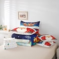 thumbnail image 6 of Castle Fairy Kids Santa Claus 7-Piece Twin Bedding Sets,Merry Christmas Bedding Comforter Set,Xmas Gifts Breathable Sheet Sets,Microfiber Bedroom Decor, 6 of 8