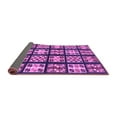 thumbnail image 2 of Ahgly Company Indoor Square Abstract Purple Modern Area Rugs, 5' Square, 2 of 4