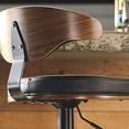 thumbnail image 4 of Tabouret de Bar Réglable en Hauteur Design Signature par Ashley Bellatier, Marron & Noir, 4 of 5