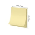 thumbnail image 3 of Yakvarog Small Sticky Notes, Post It Notes 3x3, 100 Sheets, Bright Colors, Yellow Self-Stick Note Pads, Perfect for Office, Home, Study & Organization, 3 of 7