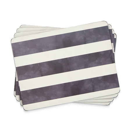 

Pimpernel Mono Stripe Cork-Backed Board Placemats Set of 4