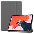 thumbnail image 2 of PANDACO Grey Leather Folio Case with Smart Cover for iPad Pro 12.9-inch (2018-2021), 2 of 5