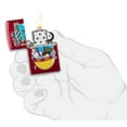 thumbnail image 5 of Zippo Noodle Design Candy Apple Red Pocket Lighter, 5 of 7