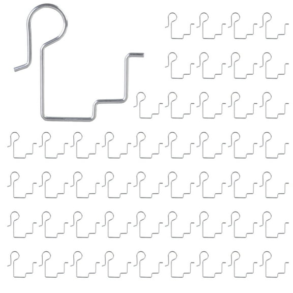 50Pcs Christmas Light Hook Clips Metal Steel Gutter Hook Lights Hanger