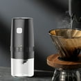thumbnail image 4 of Fiaya Women Portable Electric Coffee Grinder, 1Pc Small Electric Coffee Bean Grinder, Adjustable Rechargeable Coffee Grind Tool for Household Office Travel (Black), 4 of 7