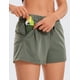 thumbnail image 4 of Shorts para Mujer CRZ YOGA Stretch 6 cm Bolsillos Gris Salvia M, 4 of 6