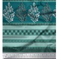 thumbnail image 2 of Soimoi Modal Satin Fabric Geometric,Stripe & Floral Panel Print Sewing Fabric Yard 42 Inch Wide, 2 of 2