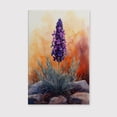 thumbnail image 2 of Lavender Flower Canvas Wall Art 8x12 inches - Soft Cottagecore Vintage Lavender Flower Watercolor Canvas Art for Interior, 2 of 5
