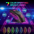 thumbnail image 3 of SELORSS Gaming RGB Wired Keyboard and Mouse Combo - USB Gaming Keyboard Compact 61 Keys RGB LED Backlit & Gaming Mouse 6400 DPI - Wired Switch Contoller for Nintendo,Win, 3 of 9