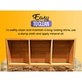 thumbnail image 2 of YBM Home Bamboo Drawer Organizer Storage Box with 4 Compartments Tray, Brown 4? x 17.5? x 2.5?, 2 of 12