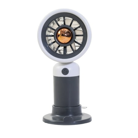 

kfiifum Fans Portable Handheld Fans Kitchen Clearance Items Under 5 Dollars Hesroicy Fan 5 USB Charging Design Strong Power Low Noise Grille Compact Size Electric Fan Home Supply