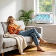 Electactic 10,000 BTU Window Air Conditioner with Remove Control , for Room AC Unit air conditioner , Cools up to 450 Sq. Ft