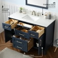 thumbnail image 3 of Ove Decors Tahoe 48 W x 21" D Freestanding Bathroom Vanity with Sink, Midnight Blue, 3 of 33