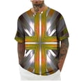 thumbnail image 2 of WAENQINLA T-Shirts Graphiques 3D pour Hommes Mode Croix Imprimée Décontractée Manches Courtes Tee Léger Col Rond Muscle Shirt, 2 of 4