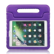 For 9.7 inch iPad Air A1474 iPad Air 2 A1566 Case, Syncont Shockproof Kids Case for iPad 9.7 inch 2018/2017 A1893 A1822 with Handle/Stand-Purple