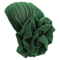 thumbnail image 2 of Green Headband for Women's Muslim Elastic Band Ethnic Hijab Solid Color Adjustable Small Cap Tube Cap Wrapped Turban Cap Lace Up, 2 of 4