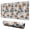 Striped Baseball Items, variant on Long Mouse Pads for Desk,White Baseball Elements Pattern Desk Mats on Top Of Desks, Desk Mouse Pad Extra Large with 3mm Non-Slip Base and Stitched Edge for Gaming,Office,Work,Home 31.5"x11.8"