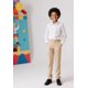 thumbnail image 3 of Pantalones KEYWANTS para niños, uniforme, talla 5, cintura ajustable, color beige, 3 of 6