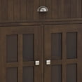 thumbnail image 5 of Simpli Home Acadian 60 inch Wide Solid Wood Transitional Large Sideboard Buffet in Brunette Brown, 5 of 14