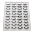 thumbnail image 3 of 【Kit de 20 pares】Pestañas postizas 3D de alta calidad, 2 estilos combinados (YP203) - ¡Resalta tu mirada con elegancia natural! Perfectas para fiestas, bodas o citas. Fácil aplicación y cómodas de, 3 of 6