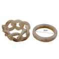 thumbnail image 6 of AYYUFE 2Pcs Finger Rings Colorful All Match Resin Bendable Retro Ring for Dating Resin Blue, 6 of 8