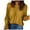 Yellow, variant on Gubotare Womens Tops Fall Women's Cold Shoulder Tops Long Sleeve Twist Knot Top Casual Tunic Blouse T-Shirts,Khaki XXL