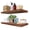 Brown, variant on Sorbus 2-Pack Solid Wood Floating Shelves, 24 in, Brown, Wall-Mounted Storage
