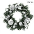 thumbnail image 4 of Christmas Hanging Decoration Ornaments Xmas Front Door Garland Wreath LED String Lights Party Home Decor, 4 of 6