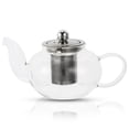 thumbnail image 2 of LEEYNEER Glass Teapot Portable Tea Kettle Transparent Teapot Glass Teapot with Infuser for Home, 2 of 9