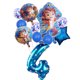 thumbnail image 3 of Globo de aluminio para niño pirata de Santiago, juego marino, suministros de decoración para fiesta de cumpleaños, globo con números, juguete para baby shower, globos para niños, regalo para niña, 3 of 5