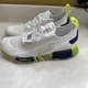 thumbnail image 1 of Ad-id-as NMD R1 Boost Shoes Mens Size 9.5 White Multicolor Running Sneakers GX2930, 1 of 4