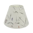 thumbnail image 4 of Aspen Creative 32631 Transitional Hardback Empire Shaped Spider Construction Lamp Shade in Off White, 12" wide (6" x 12" x 9"), 4 of 5