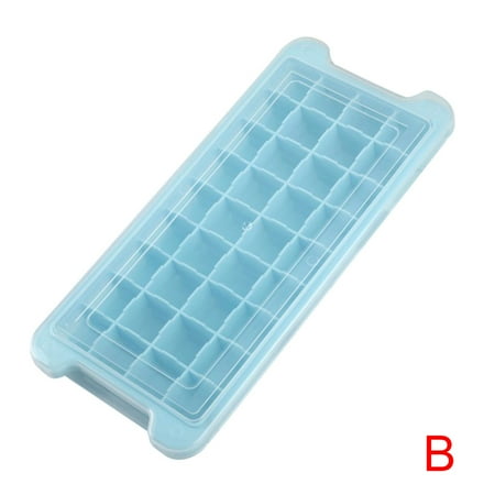 

36 Grids Silicone Ice Cubes Mold Tray Maker Chocolate Dessert DIY Tool With Cover New