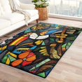 thumbnail image 1 of Toucan Rug & Home Decor - Living Room Rug, Tropical Birds Rugs for Bedroom, Washable Rugs, 4x5 Rug, Non Slip Soft Low Pile Large Indoor Area Rug, Colorful Mosaic Carpet & Room Decorations Y-&55, 1 of 7