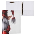 thumbnail image 3 of Red Gnome Heart 3 Ring Binders 1.5 inch Hardcover File Folders with Interior Pockets A4 Size Organizer for School Office Hospital, 3 of 8