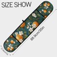 thumbnail image 3 of Yayeee Double Oven Mitt Kitchen Heat Resistant Baking 35" x7" Quilted Glove, Green Floral Orange, 3 of 6